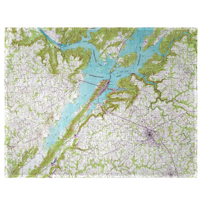 Johan Polyester Cities & Maps Rectangle Placemat