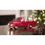 Camion rouge 14 "animé nostalgique - Père Noël blanc