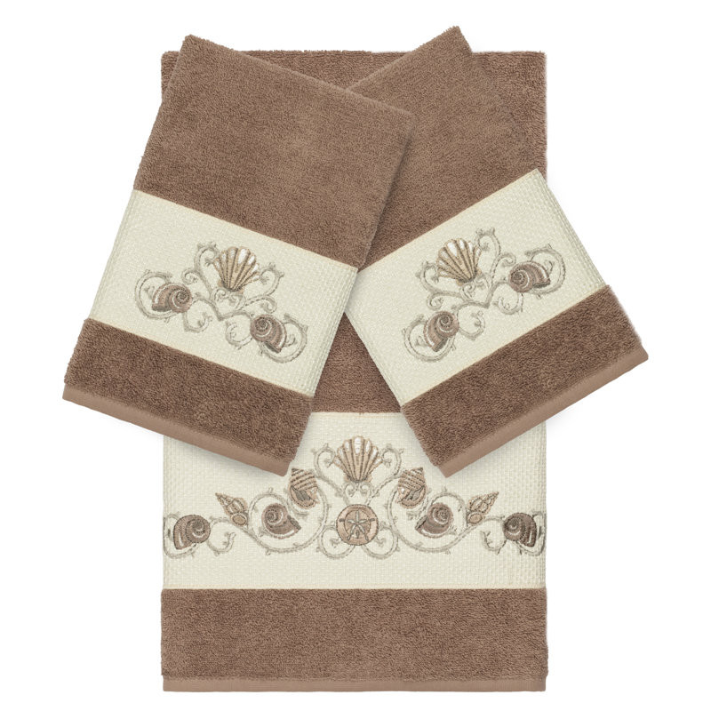 Ensemble de serviettes 4 pièces Bella, Latte, 3 Piece Towel Set