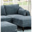 Contemporary 5Pcs Sectional, Mineral Color, One Arm Chairs, Armless Chair, Ottomans, Versatile Options Available 5 Relaxing Interior-1474030615
