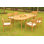 Tacoma Outdoor 7 - Piece Teak Dining Set