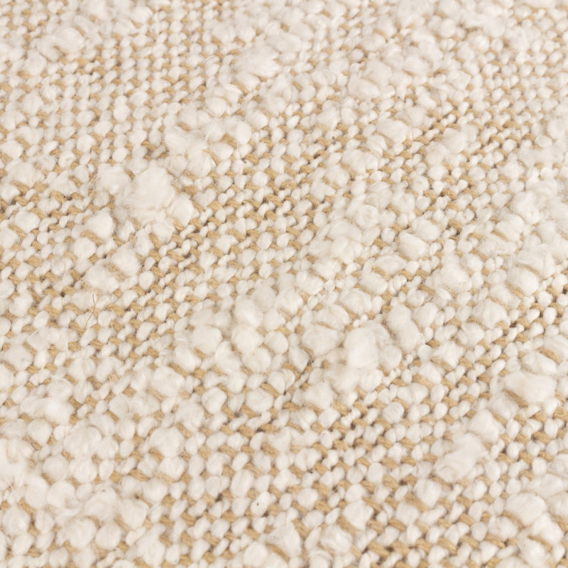 Morine Beige Rectangular Scatter Cushion with Filling