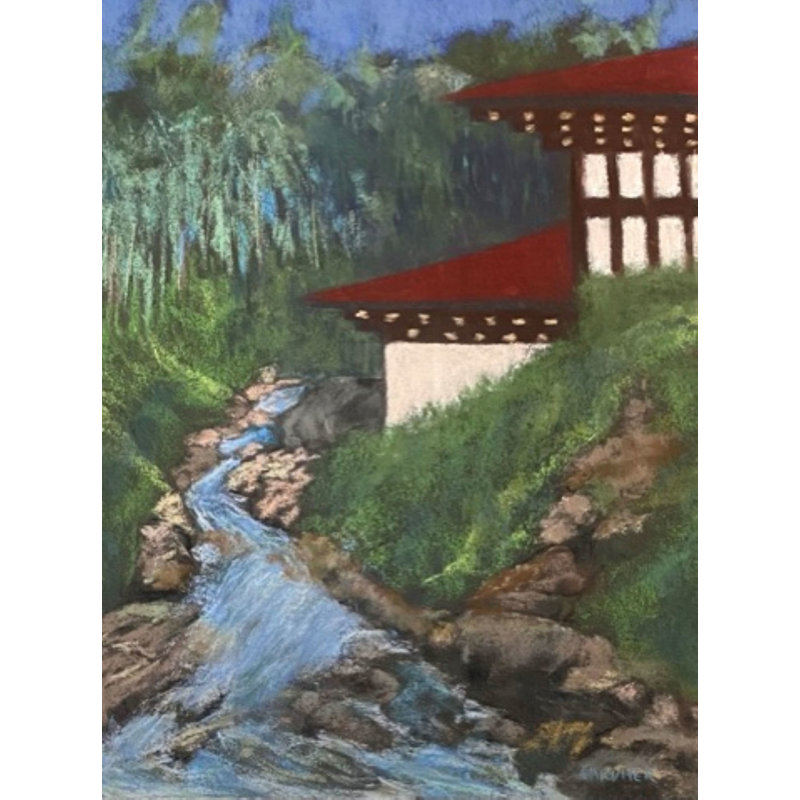 «Gross National Happiness» par Dina Gardner, H 21,25 po x l 17,25 po x P 0,88 po, Papier avec cadre noir, Blanc