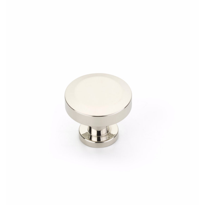 Heathrow Round Knob, Polished Nickel