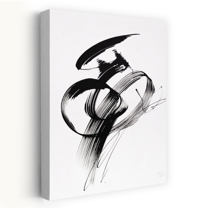 Contemporary Art Abstract Contemporary Wall Art by Mette Rix - Wrapped Canvas Print, 45.72 cm H x 30.48 cm W