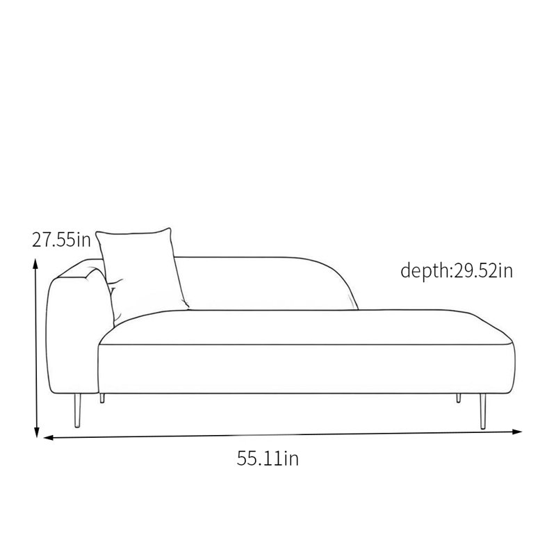 High density sponge solid wood frame sofa
