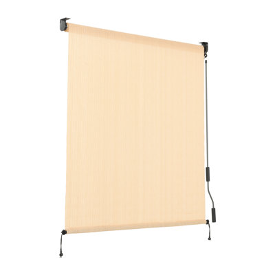  Patio HDPE Fabric Roller Shade