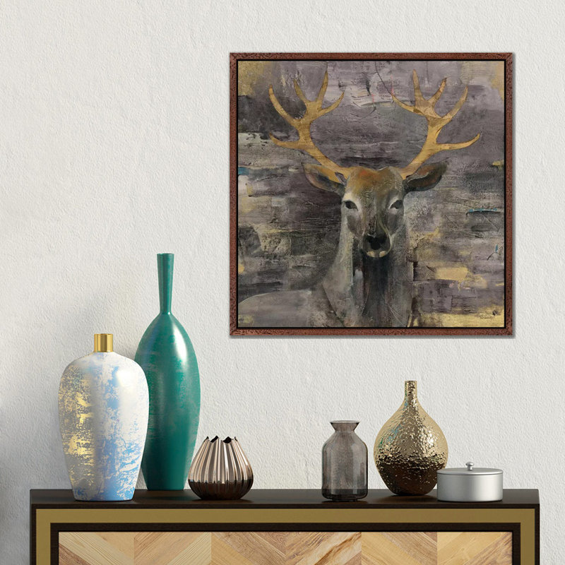 The Leader by Albena Hristova - Painting on Canvas, Floater Framed, 93.98 cm H x 93.98 cm W x 3.175 cm D