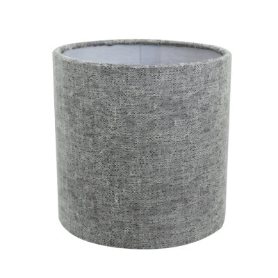 abat-jour tambour de 5 po (attache) en gris