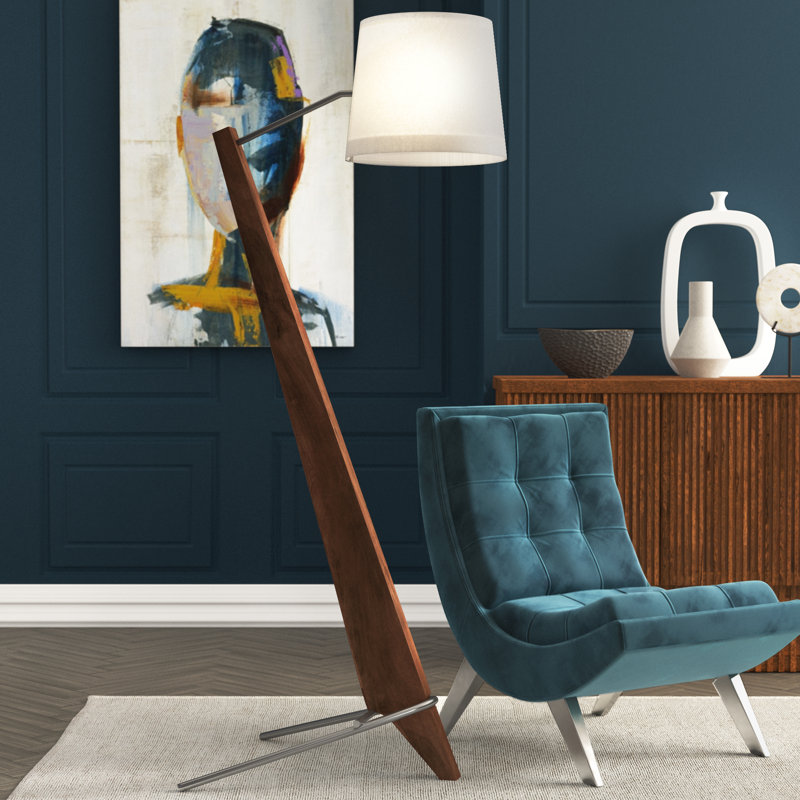 Silva Floor Lamp, Walnut