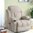 Power Lift Velvet Recliner With Heat And Massage For Living Room