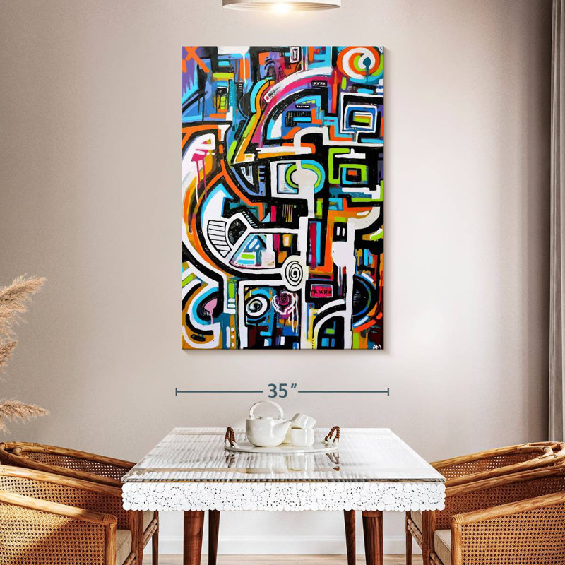 Avery Light And Dark Work, 51" H x 34" W