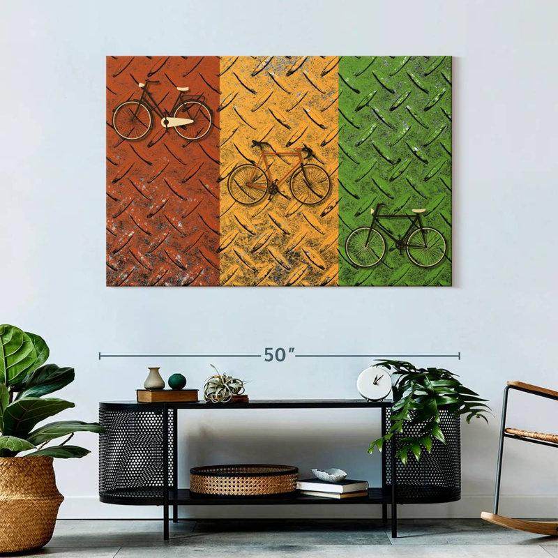 Mehar Bicycle Set, 32" H x 48" W