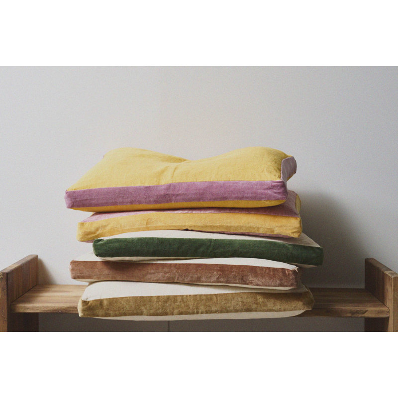 Coussin Alpha Borders, Vert