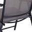 2 chaises de patio pliantes, accoudoirs extérieurs empilables pour la pelouse, le camping et la plage. Métal gris, sans assemblage, capacité de camping de 242 lb