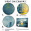 «Urban Pulse Of Dreaming Cityscape I», reproduction d'art sur toile-2083073025-2083073036-2083073034