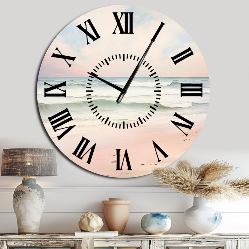 Horloge murale Ocean Tranquility, Surdimensionné