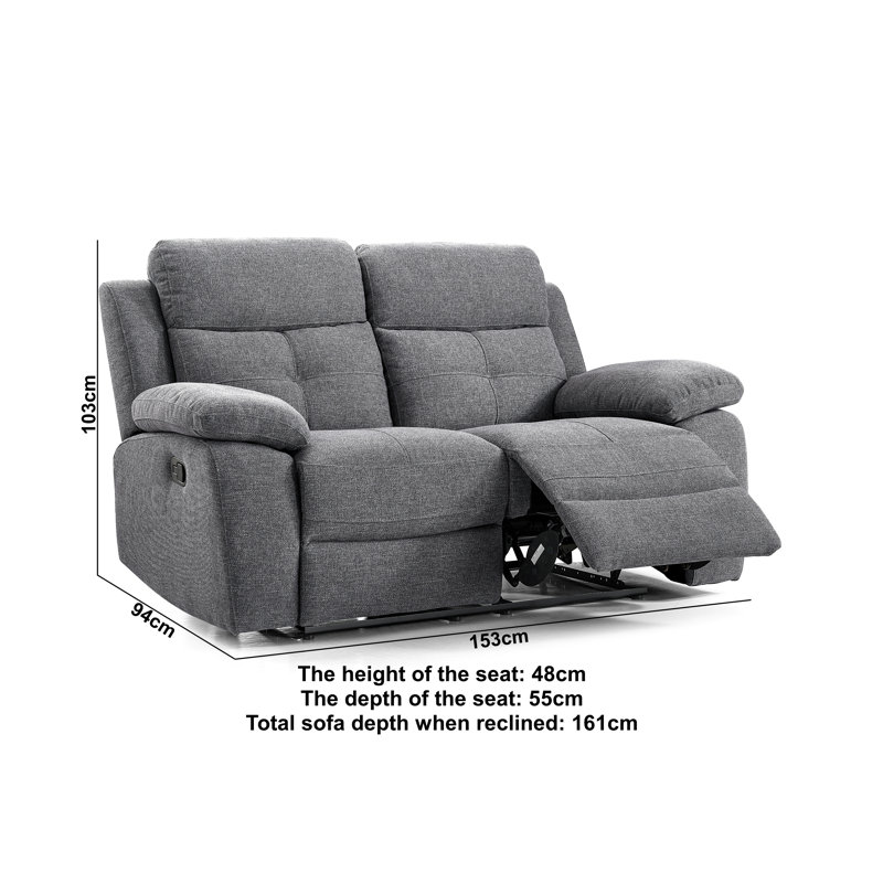 Tempe 2 seater Manual Recline