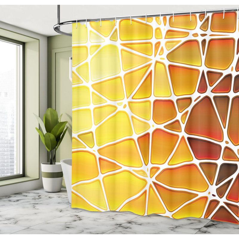 Shower Curtain with Hooks Included, 84"H x 69"W