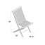 Chaise de patio pliante en teck Pellerin