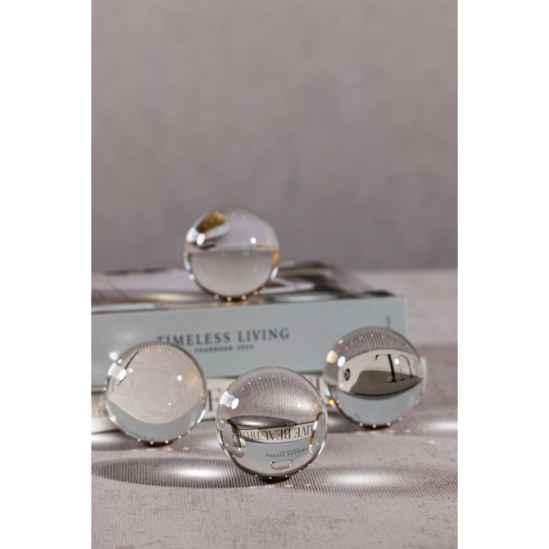 Bourre vase en verre cristal 2,75 pouces Mandell