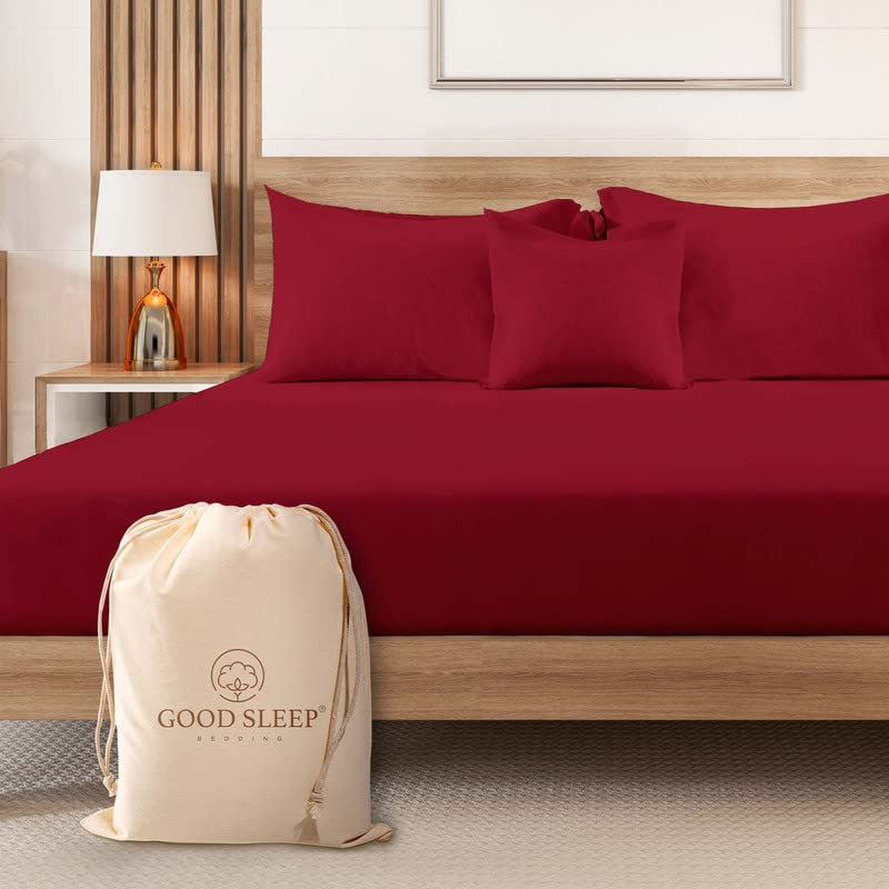Drap-housse 100% coton à densité de tissage 1000 fils 16 pouces de profondeur, lavande, Très grand lit, Lavande