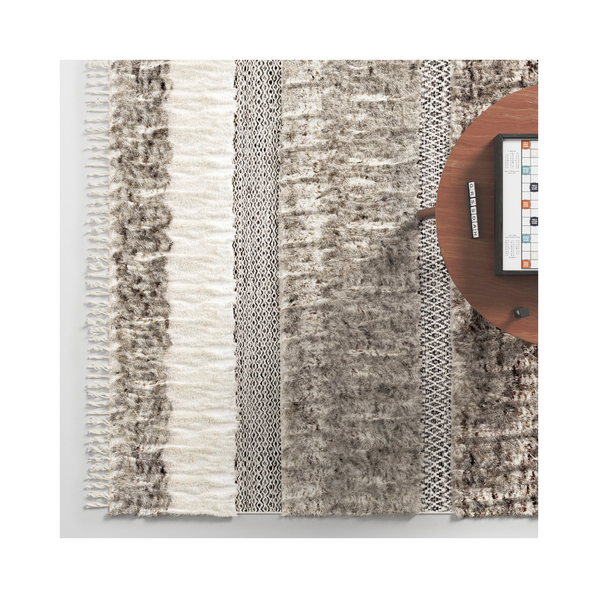 Catalina Handmade Wool Rug, Rectangle 5' x 7'6"