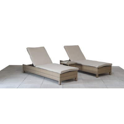 Sally 19.7cm Long Reclining Double Chaise with Cushions