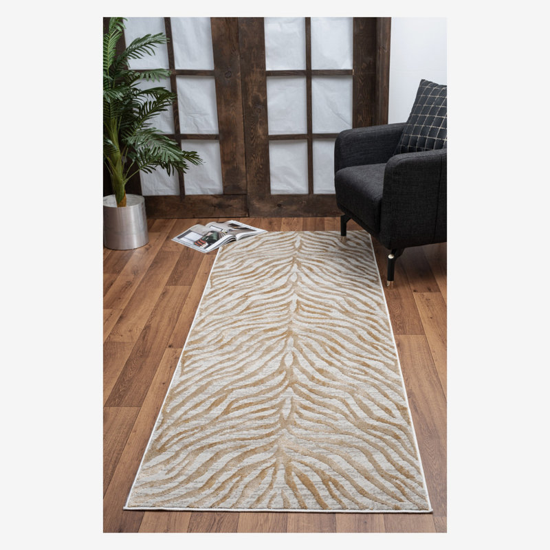 Elegance GC_CNC6007 Gold 5 ft. 3 in. x 7 ft. 3 in. Area Rug