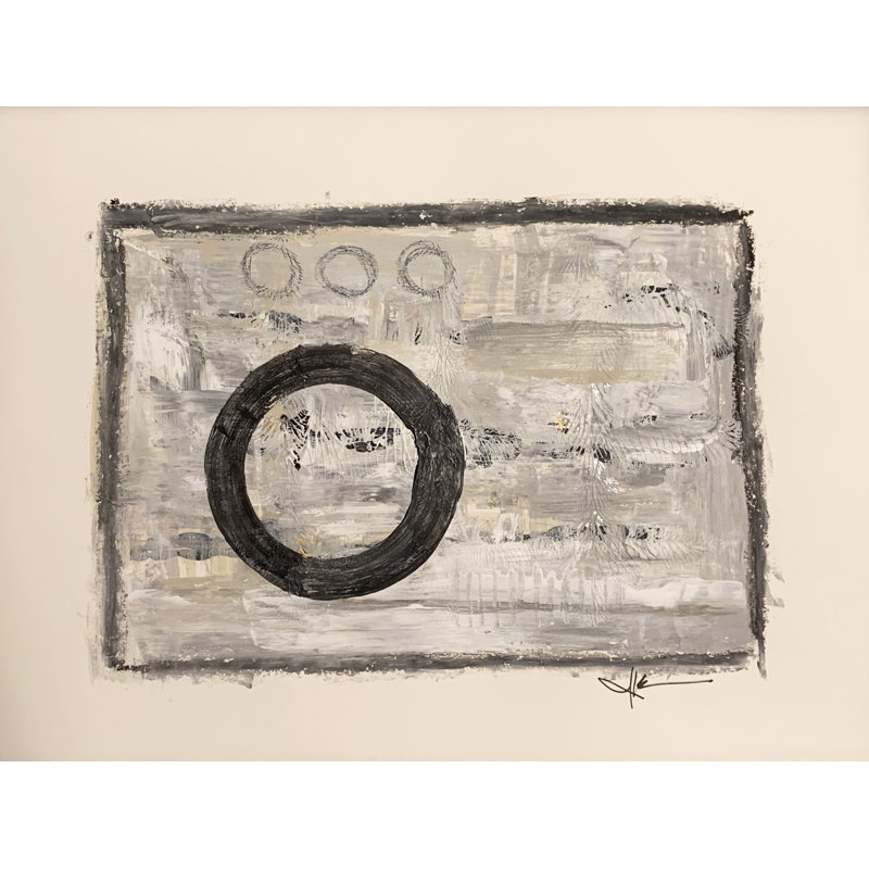 One-of-a-Kind Original "Sans titre 103" par J. Kent Martin - Peinture sur papier sans cadre
