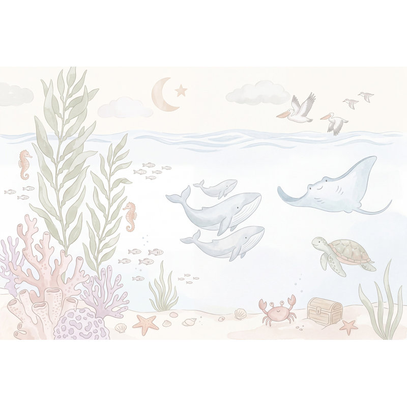 Papier peint blanc sur fond blanc, 160 po x 108 po, Peler et coller