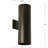 Brioney 2-Light 5-Inch Modern Outdoor Up/Down Wall Cylinder Light With Top Lens-1609728432-1594497077-1594497074