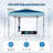 10X10Ft Pop Up Canopy Tent With Storage Bag-123293659