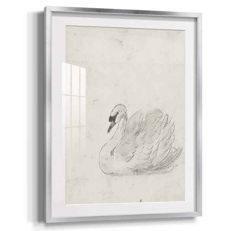 Vintage Sketch XI -Framed Print