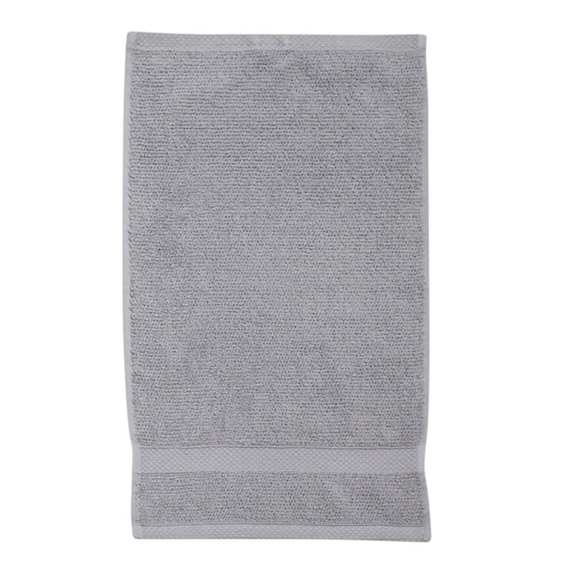 Leonis Cotton Midweight Fingertip Towel, Grey