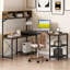 Metal Base Computer Desk