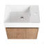 Armoire de salle de bain 24 po avec lavabo, portes à fermeture douce, fixation flottante, pour petite salle de bain-125515288-125515287