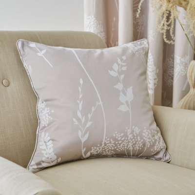 Meadowsweet Floral Jacquard Cushion