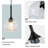 1-Light Pendant Light Fixtures Over Island With Hammered Glass Shade-659412366
