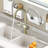 High Arc Pull-Down Kitchen Faucet - Single Hole Stainless Steel, Modern Sink Faucet -116628651