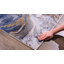 Tapis bleu abstrait Seema REG140A-69295520
