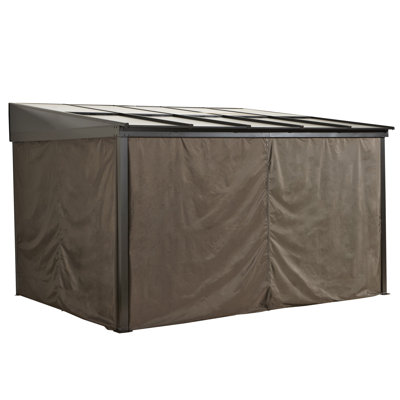 Sojag Pompano 10 Ft. X 14 Ft. Wall Gazebo