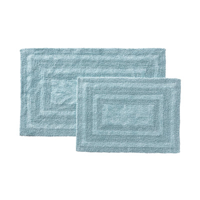 Ensemble de 2 tapis de bain antidérapants en coton tufté Eddie Bauer Logan
