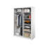 Nalina 2 Door Manufactured Wood Wardrobe-1194126823