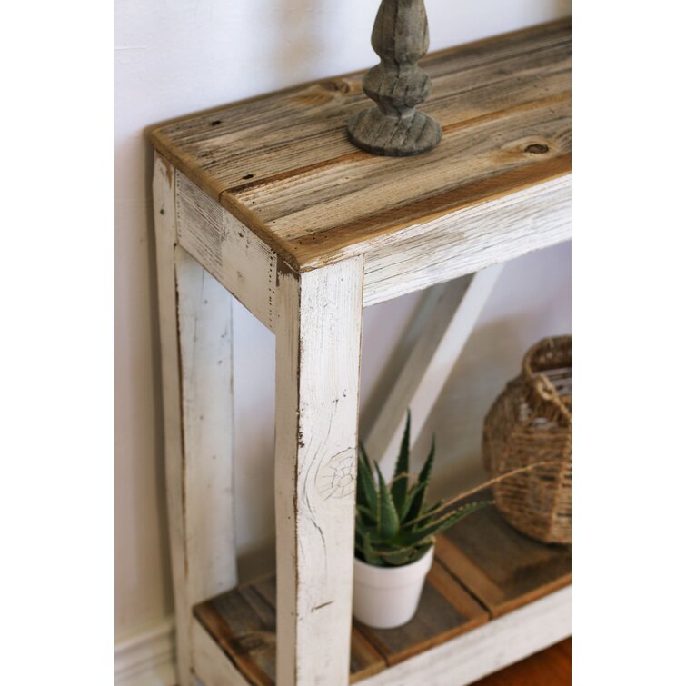 DIY WOOD CONSOLE TABLE - Grace Oaks Designs