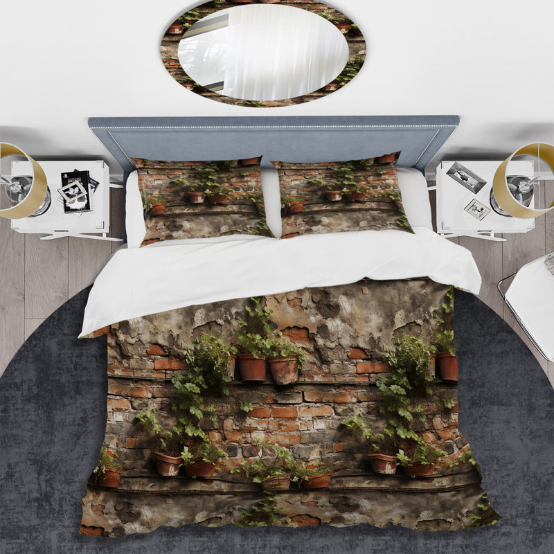 Ensemble de housse de couette Urban Oasis, Housse de couette pour très grand lit et 2 très