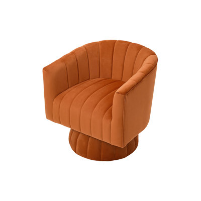 Upholstered Swivel Accent Chair