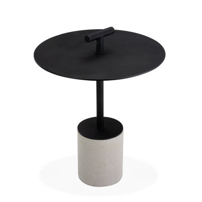 Wilcox Powder Coated Aluminum Side Table by 17 Stories