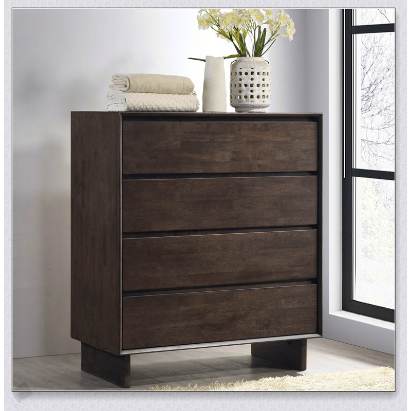 Commode 4 tiroirs Hemlock Brown