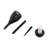 Blazice Black Low Voltage Solar Powered LED Pathway Lights